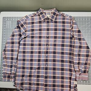 Vintage Timberland Shirt Large 90s Plaid Workwear Outdoors Logger Preppy Woven